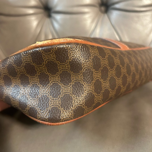 Celine Macadam Vintage Pouch Toiletry Case Unisex Clutch - Picture 6 of 17